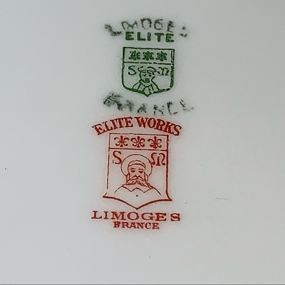 Elite Works Limoges France Floral Salad/Dessert Plate - Picture 4 of 5